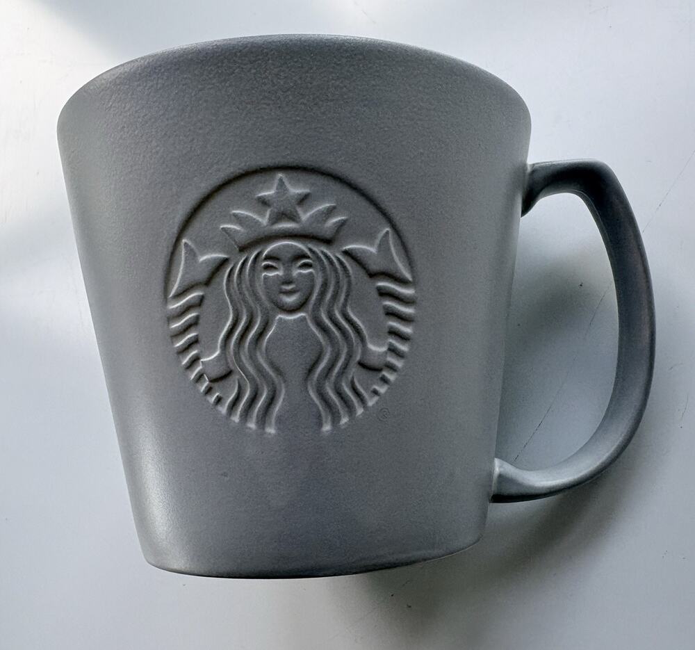 Starbucks 2021 Matte Grey Siren Venti 20 Oz Anniversary Coffee Mug Cup Ceramic